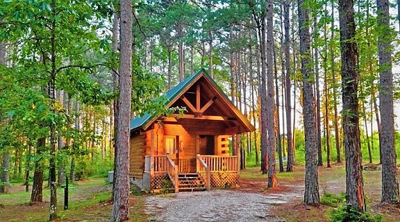 Arkansas Log Cabin in the Woods Arkansas Log Cabin in the Woods